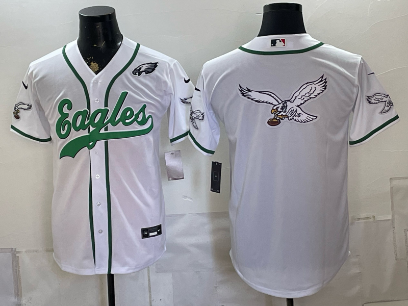 Men 2026 Philadelphia Eagles blank white Nike Limited NFL Jersey 0828003